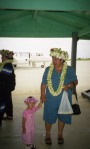 Local residents arriving home. Atiu, Cook Islands, November 2000. © Andrew A Bryant