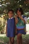Local schoolgirls, Atiu, Cook Islands, November 2000. © Andrew A Bryant